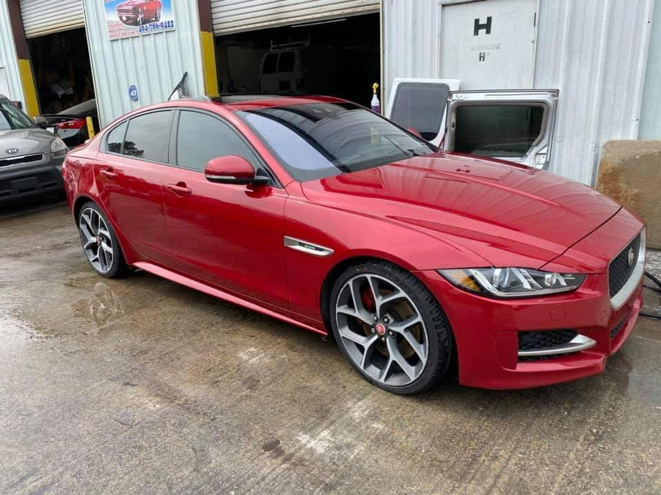 Jaguar XE — Side Damage Repair after repair